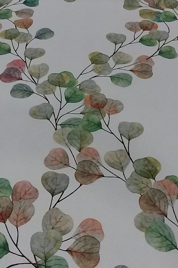 Tkanina dekoracyjna AUTUMN II zielona