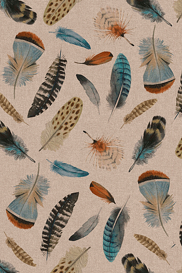 Tkanina dekoracyjna OTONO FEATHERS 601 druk cyfrowy