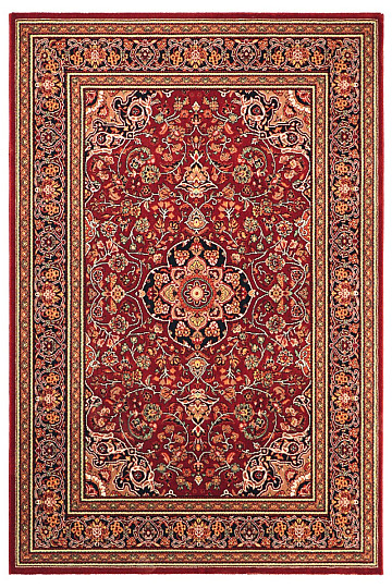 Luksusowy dywan wełniany PRAGA Bordeaux