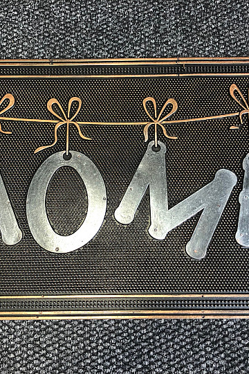 HOME gumowa mata na kokardki