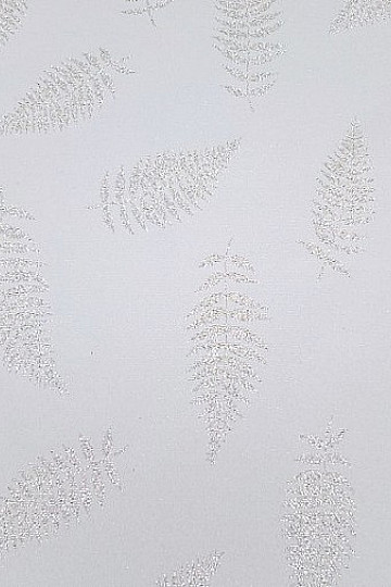 Świąteczne obrusy i szaliki LIŚCIE I natur srebrny