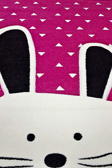 Dywan dziecięcy PASTEL Bunny różowy