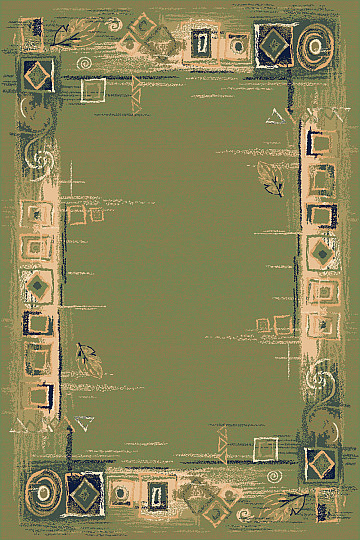 kawałek dywan SOLID 07 zielony