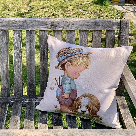 Poszewka gobelinowa CHŁOPIEC