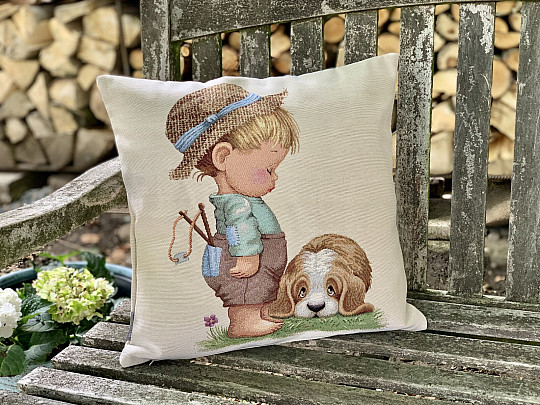 Poszewka gobelinowa CHŁOPIEC