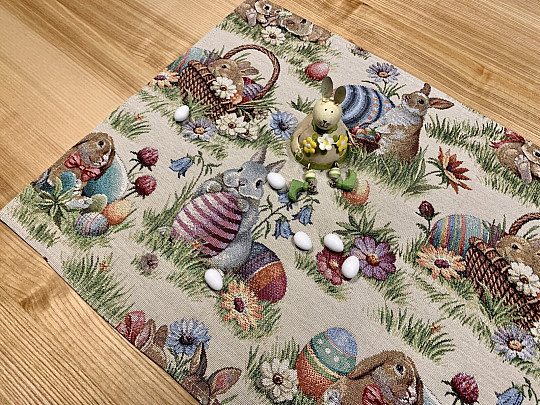 Obrus gobelinowy i szalik POMLÁZKA II