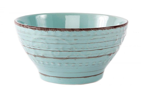 Miska BLUE RELIEF 15x7cm niebieska