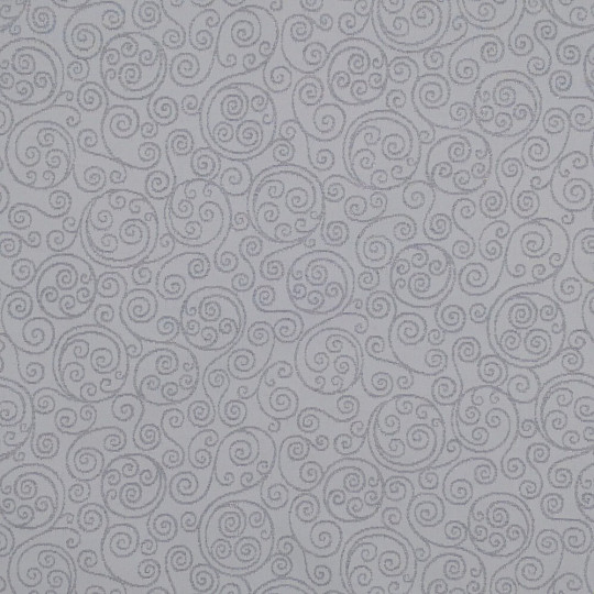 Obrus gobelinowy, szal ornament FLASH srebrny