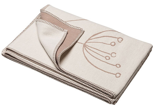 Kocyk bawełniany DF JADE kość słoniowa