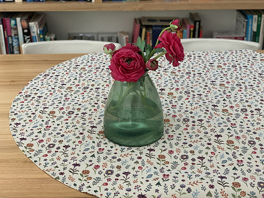 Gobelin okrągły OGRÓD