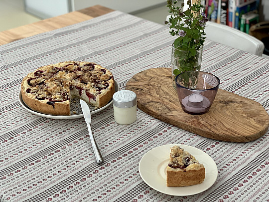 Obrus i szal TOSCANA VALERY RIGA BORDON PASEK