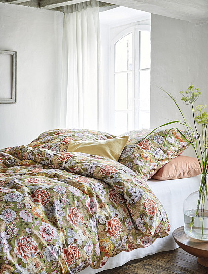 IRISETTE luksusowa satyna bawełniana MAGIC 30 zielona