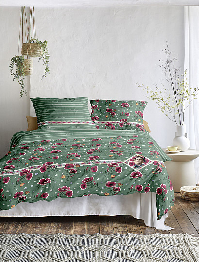 IRISETTE luksusowa satyna bawełniana FRIDA KAHLO - MAKI