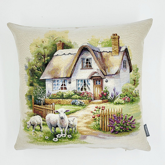 Poszewka na poduszkę z gobelinu COTSWOLDS SHEEP