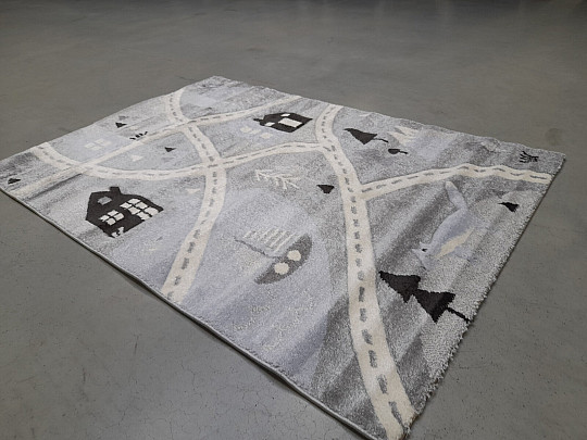 Dywan dziecięcy HAPPY 310 srebrny