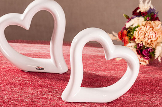 SERCE BIAŁE stojące