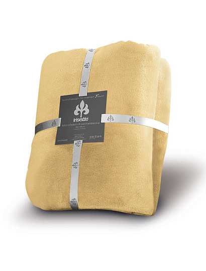 Miękki koc RELAX 40 ŻÓŁTY