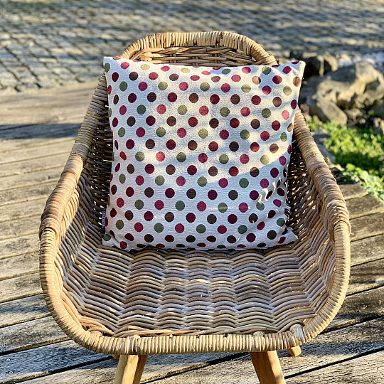 Poszewka na poduszkę gobelinową POLKA DOT