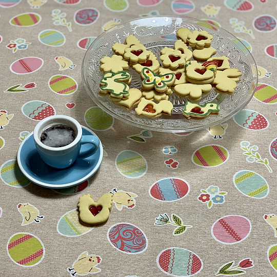 Obrus wielkanocny BARWNIKI MALOWANE