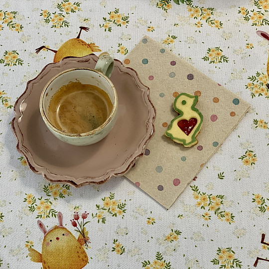 Obrus wielkanocny KURCZAKI I JAJKA