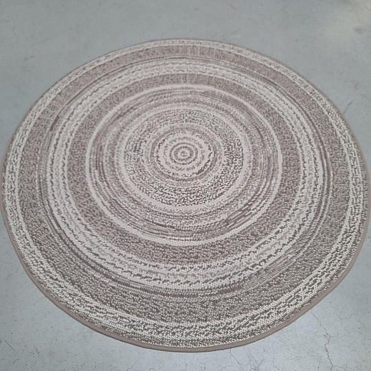 Dywan zewnętrzny STAR rozeta jasnobrązowy