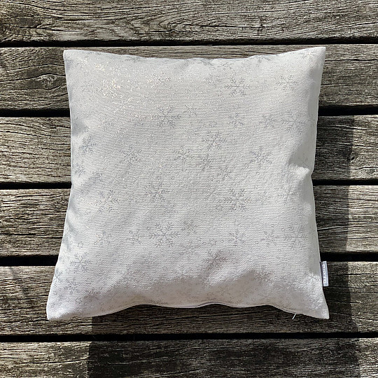 Okładka dekoracyjna świąteczna SREBRNE PŁATKI