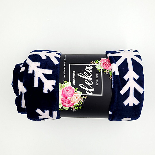 Kocyk MF FLAKE BLUE