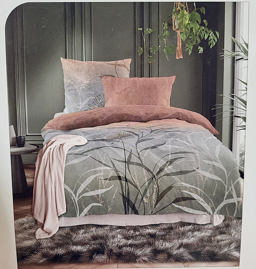 IRISETTE luksusowa satyna bawełniana WAVE 8641-90 FUZZY