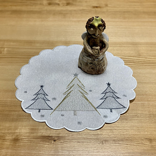 Podkładka Szare Złote Drzewa