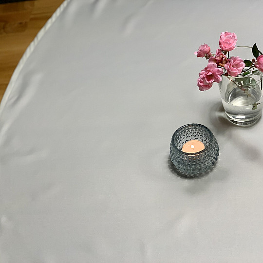 Obrus owalny BEŻOWY