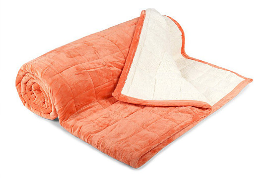 koc z mikrofibry EXTRA SOFT SHEEP szwy łososiowe
