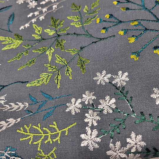 Szalik haftowany GINGER TM. ZIELONY