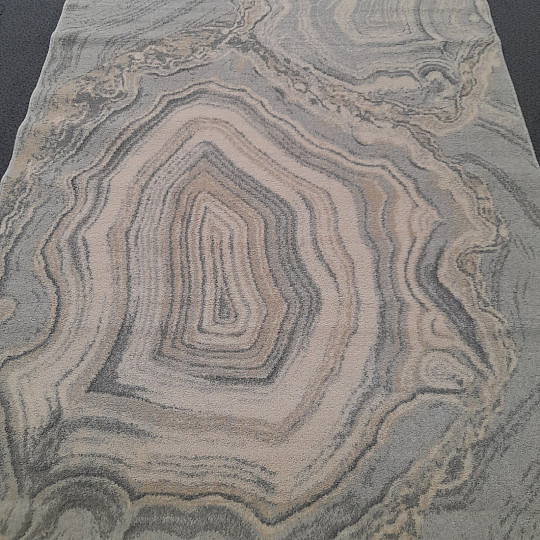 Luksusowy wełniany dywan ISFAHAN Efez szary