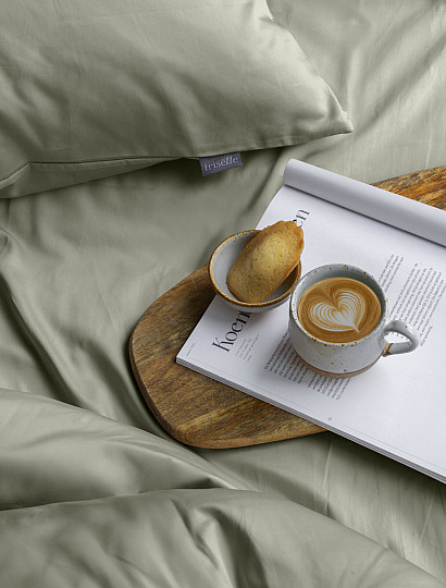 Poszewka satynowa - szałwia 32