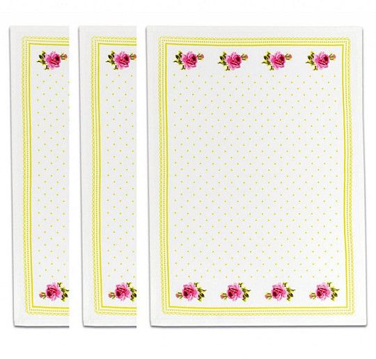 Ręczniki Babci Róże Zielone