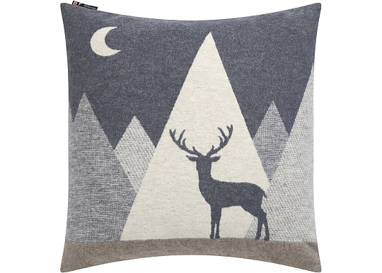 Pokrywa dekoracyjna DF JELEN SILVRETTA szara