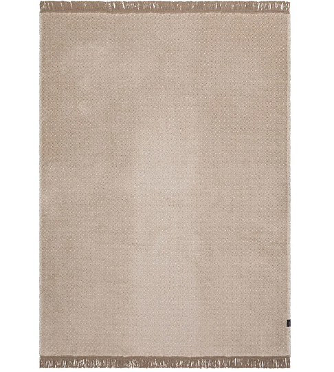 Kocyk VIENNA ECRU z frędzlami