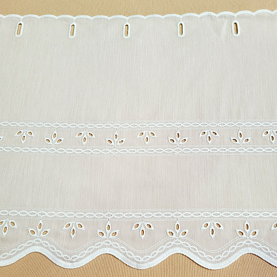 Zasłona do witrażu GERSTER 11885 kremowa