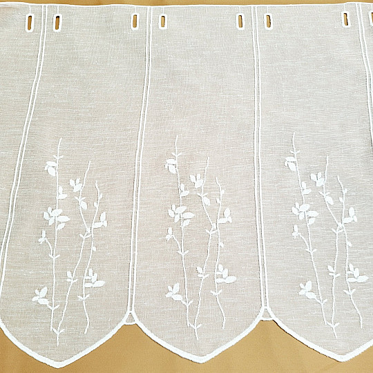 Zasłona do witrażu GERSTER 11886 kremowa