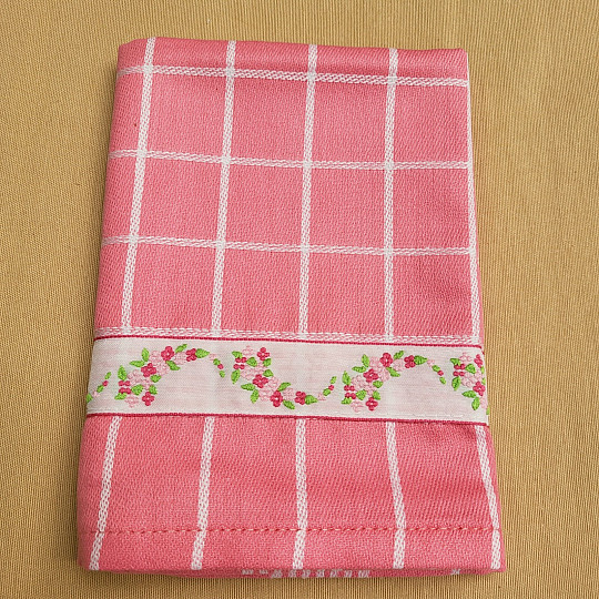 Ręczniki od GRANDMA PINK Z MINI KWIATKAMI