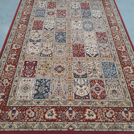 Wełniany dywan klasyczny ORIENT stary róż w kasecie