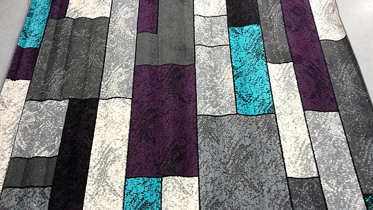 Dywanikowy AMAZON 1 szaro-fioletowy