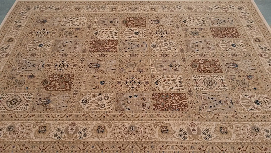 Wełniany dywan klasyczny DIAMOND ORIENT w kremowej kasecie