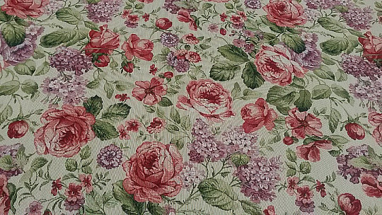 Obrus gobelinowy i szalik VIOLETA