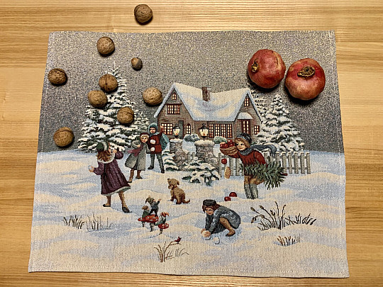 Nakrycie stołu ZIMOWA ZABAWA