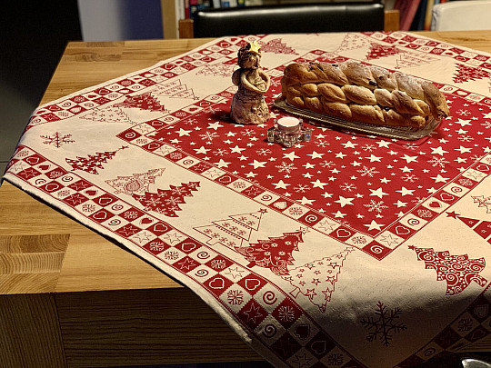 Gobelinowe obrusy, szaliki CHOINKA II