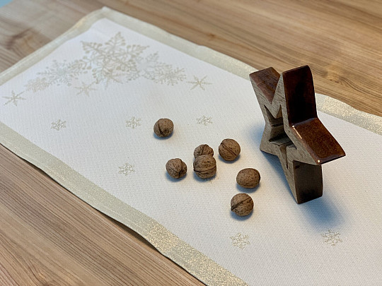 Świąteczne obrusy i chusty ZŁOTE BOŻE NARODZENIE