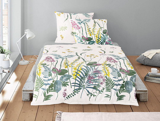 Luksusowa satyna bawełniana IRISETTE NOVA 8282-90 kremowa