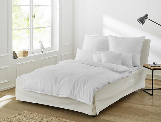 pościel Irisette BIO BAWEŁNA satyna ASPEN 8740-12 śnieg