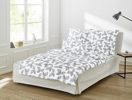 pościel Irisette BIO BAWEŁNA satyna LIŚĆ 8744-2